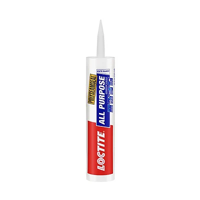 Polyseamseal All Purpose Caulk Sealant, White, 10 oz.