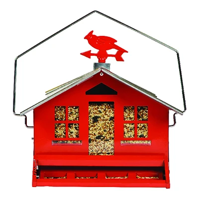 Perky-Pet Squirrel-Be-Gone II 338 Country-Style Bird Feeder, 8 Lb. Capacity
