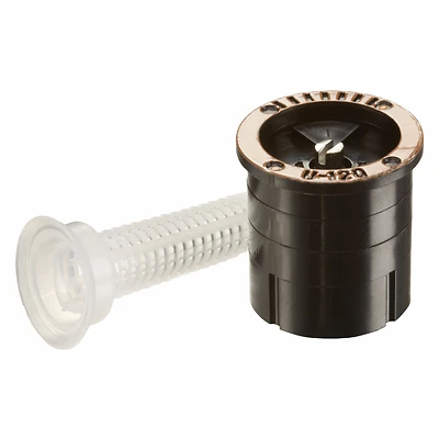 Rain Bird 12DSQ Pop-Up Sprinkler Nozzle, Dual Spray, Quarter-Circle, 9-12 ft