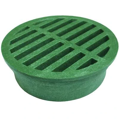 NDS 13 Round Grate, Green Foam Polyolefin, 4-Inch