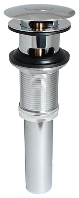 K820-75 1-1/4 In. Chrome-plated Brass Push Button Bathroom Sink Drain With Overflow