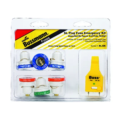 Bussmann SL Series SL-EK Fuse Kit, 125 V, SL, Emergency Fuse