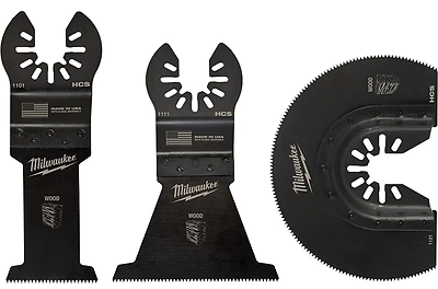 Milwaukee 49-10-9004 OPEN-LOK Oscillating Wood Cutting Blade Set, 3-Piece
