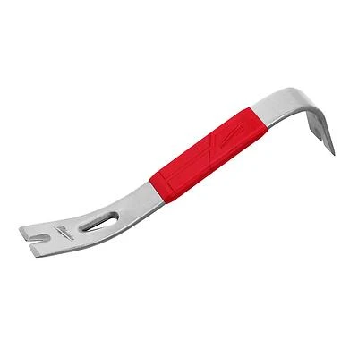 12 In. Pry Bar 48-22-9034 With Shockshield Grip, Beveled Tip, Steel