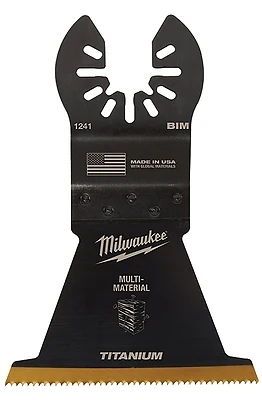 Milwaukee 49-25-1243 Oscillating Blade, 2-1/2 In., Titanium Bi-Metal, 3-Pk.