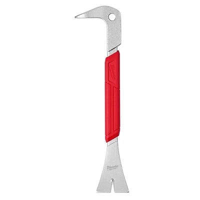 10 In. Molding Puller Pry Bar, Model 48-22-9033, 2 Nail Slots (8d-16d)