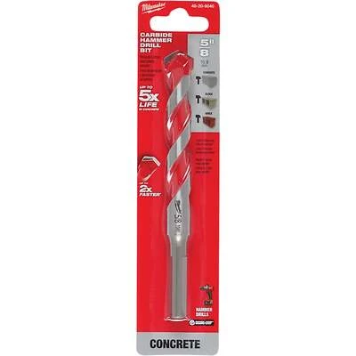 Milwaukee 48-20-9040 SHOCKWAVE Carbide Masonry Drill Bit, 5/8 In. x 6 In.