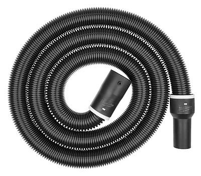 Milwaukee 49-90-1996 Vacuum Hose, 1-7/8 In. Dia. X 9 Ft. L., Black Rubber