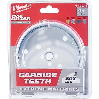 Hole Dozer 4-1/2 In. Carbide Teeth Hole Saw - Model 49-56-0746