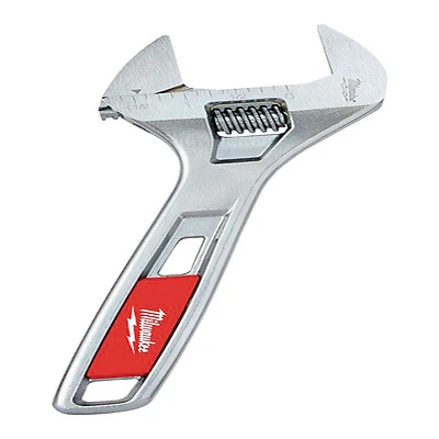 Milwaukee 48-22-7508 Adjustable Wrench, 8 In. Wide Jaw, Chrome