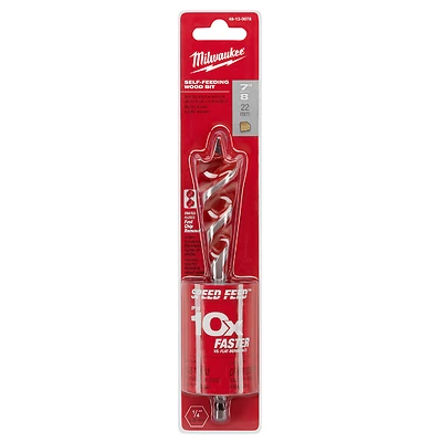 Milwaukee 48-13-0078 Speed Feed Wood Boring Drill Bit, 7/8 x 6 In.
