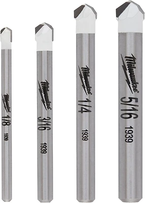 4-piece Carbide Tile And Natural Stone Drill Bit Set 48-20-8998