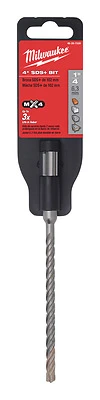 1/4 In. X 6 In. Mx4 Sds-plus 4-cutter Rotary Hammer Drill Bit