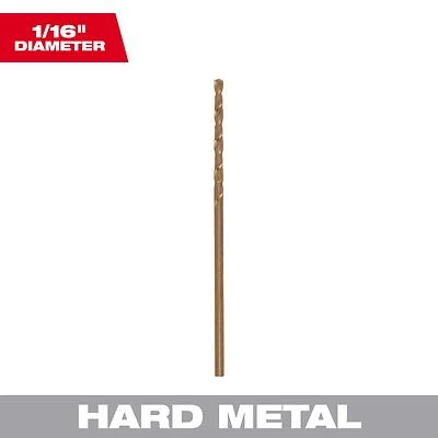 Milwaukee 48-89-2301 Red Helix Cobalt Drill Bit, 1/16 In., 2 In. Length