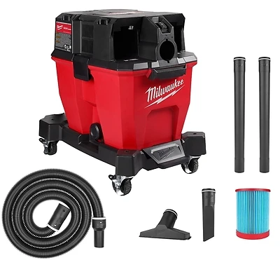 Milwaukee M18 FUEL 0920-20 Cordless Wet/Dry Vacuum, 9 Gal, 4.25 HP