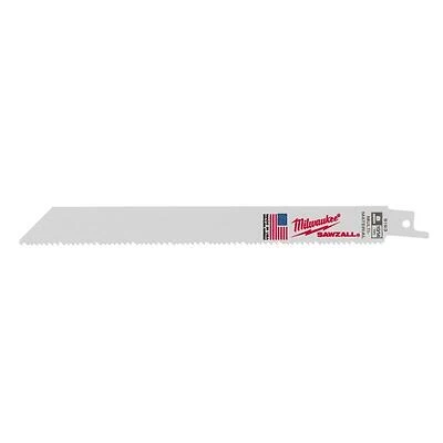 Sawzall Nail-Cutting Reciprocating Saw Blades, 10/14 TPI, 8 In., 5-Pk.