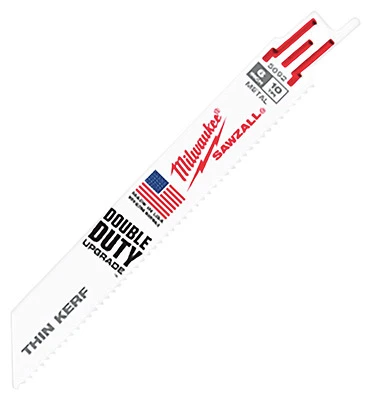 Reciprocating Saw Blades, Bi-Metal, 10 TPI, 6 In., 5-Pk.