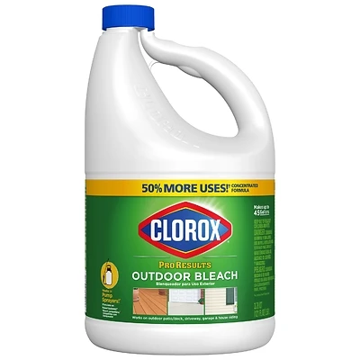 Clorox ProResults 32437 Outdoor Bleach, 121 oz Concentrate