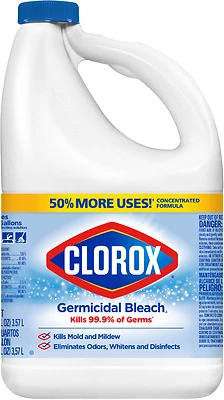 Clorox 32429 Germicidal Bleach, Concentrated, 121 Oz.