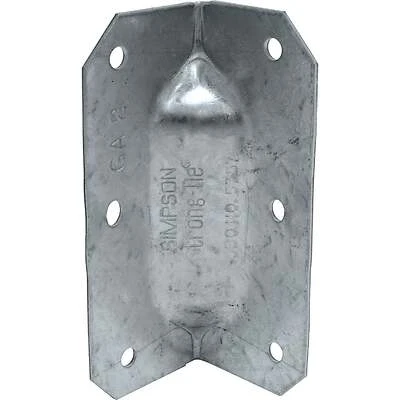 Simpson Strong-Tie GA2 Gusset Angle Connector, 18 Ga Steel, 3.25 x 1.25 In.