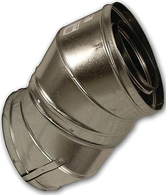 Ihp Pipe Fireplace Pipe Offset & Return Elbow, 30 Degree, Model F0900