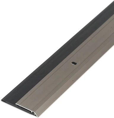 M-D 48996 Door Sweep, Aluminum & Vinyl, Nickel Finish, 36-In.