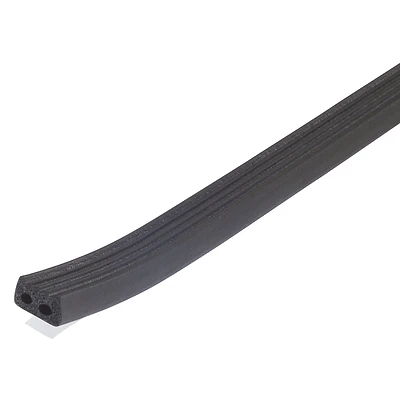 M-D 01033 All-Climate EPDM Rubber Weatherstrip Tape, Black, 19/32 in. x 10 ft.