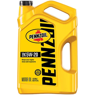 Motor Oil, Multi-Viscosity, 5W-20, 5 Qts.