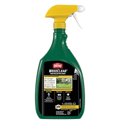Ortho 0205710 WeedClear Lawn Weed Killer RTU Trigger Spray, 24 oz.