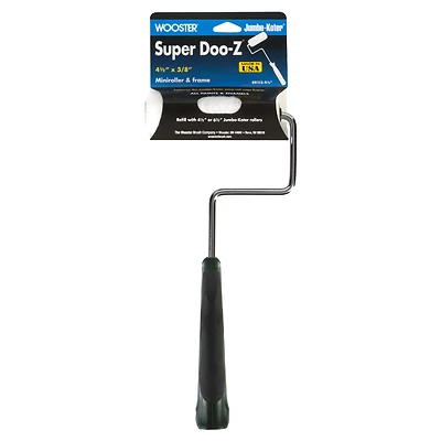 Wooster Jumbo Koter Super Doo-Z Roller Frame & Cover, 4.5-In., 3/8-In. Nap