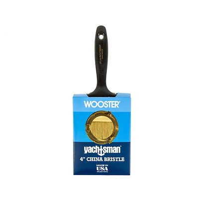 Wooster Z1120-4 Yachtsman White China Bristle Paint Brush, 4-In.