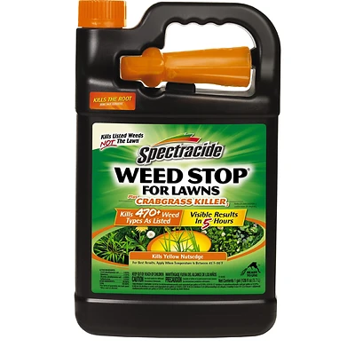 Spectracide HG-96587 Weed Stop for Lawns, 1 Gal. Ready-to-Use Trigger Spray