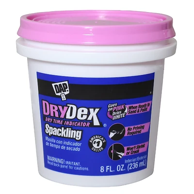 DAP 12328 Spackling, White, 8 fl-oz Tub