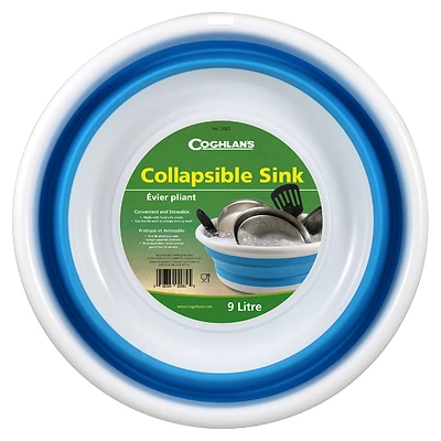 Coghlan's 2082 Collapsible Sink, PP/TPR Plastic, 9 Litre