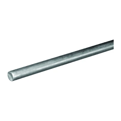 Hillman Steelworks 11153 Round Steel Rod, Zinc Plated, 3/8 x 36 In.