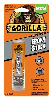 STICK PUTTY EPXY 10MIN GRY 2OZ