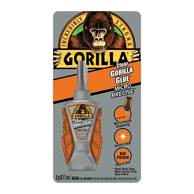 Gorilla 103616 Clear Glue Micro Precise, 5g