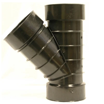 Poly Snap Drain Tube Wye, 4 In.