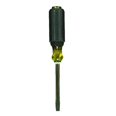 Klein Tools 600-4 Screwdriver, 1/4 In. Keystone Tip, 4 In. Shank