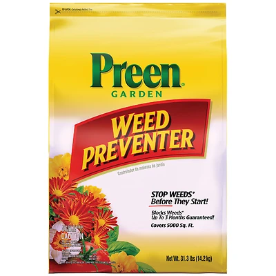 Preen 2463802 Garden Weed Preventer, Granular, 31.3 Lbs