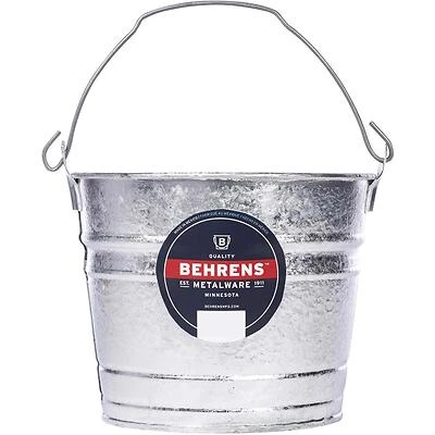 Utility Pail, Rust-Proof Galvanized Steel, 5-Qts.