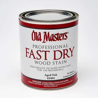 Fast Dry Stain, Oil-Based, Aged Oak, 1-Qt.