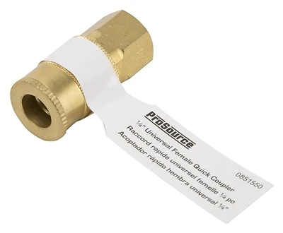 1/4 In. Female Quick Coupler Brass, Model Ata-055, Pack Of 25