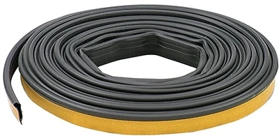 1/2 In. X 20 Ft. Black Silicone Door Seal Weatherstrip Gasket