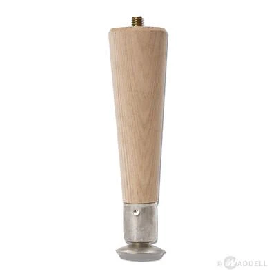 Waddell 2506 Round Taper Table Leg, Hardwood, 5-1/2 In.