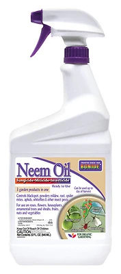 Captain Jack's Neem Oil Organic Fungicide, Insecticide and Miticide, 32 oz. Spray