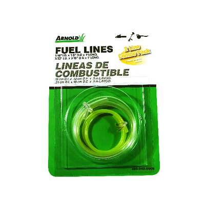Arnold 490-240-0008/GL23 Gas Fuel Line, Clear Yellow, For: 2011 and Prior Small Engines