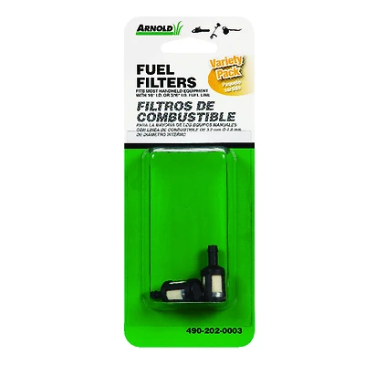 Arnold 490-202-0003 Fuel Filter, For: Most Handheld Equipment with 1/8 in or 3/16 in ID Fuel Line