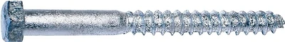 1/2 In X 8 In Hex Lag Screw, Galvanized Steel, Grade 2