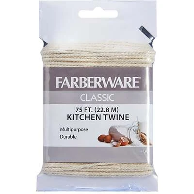 Farberware 5216056 Classic Kitchen Twine, Beige Cotton, 75 Ft.